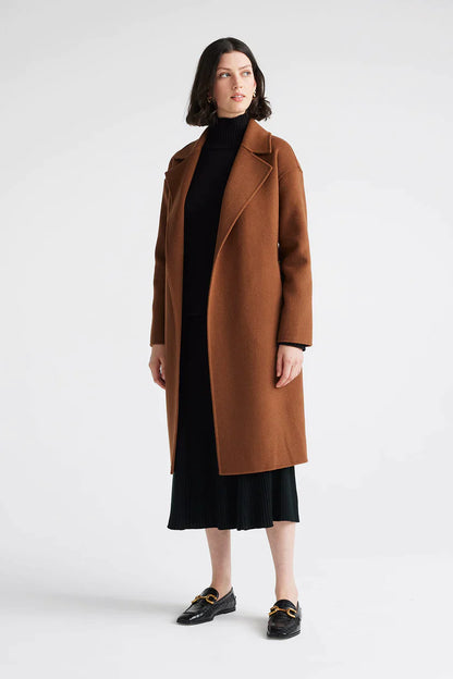 Wrap Wool Coat