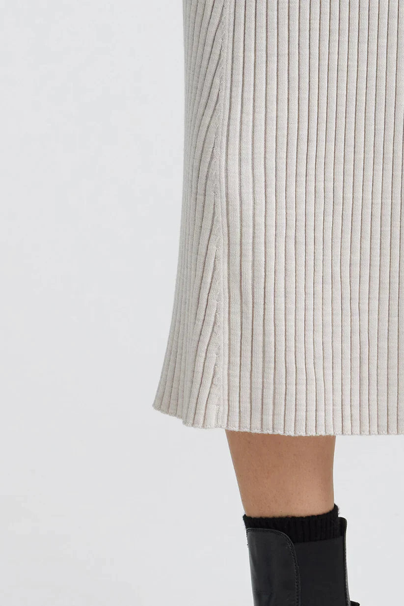 Flared Rib Skirt