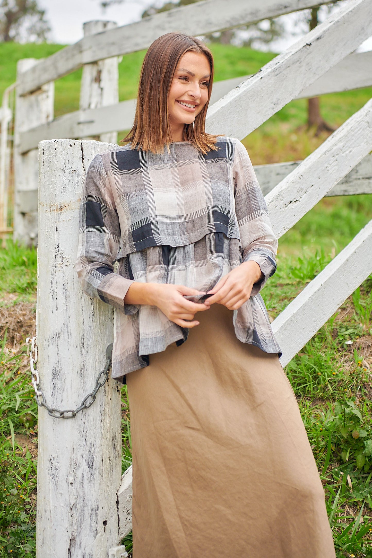 Plaid Top