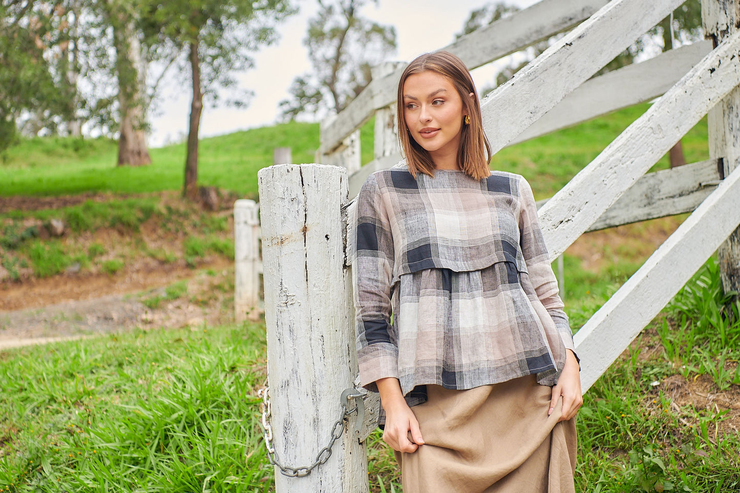 Plaid Top