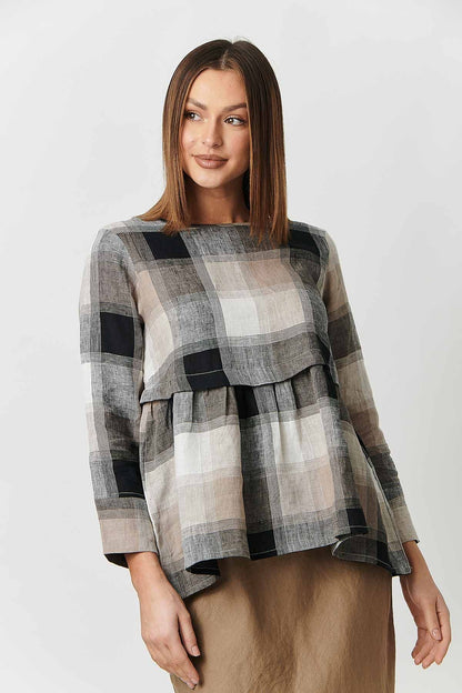 Plaid Top