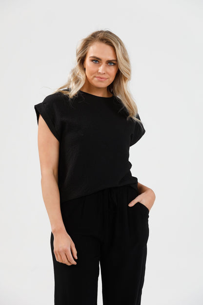 PERCY TOP- BLACK