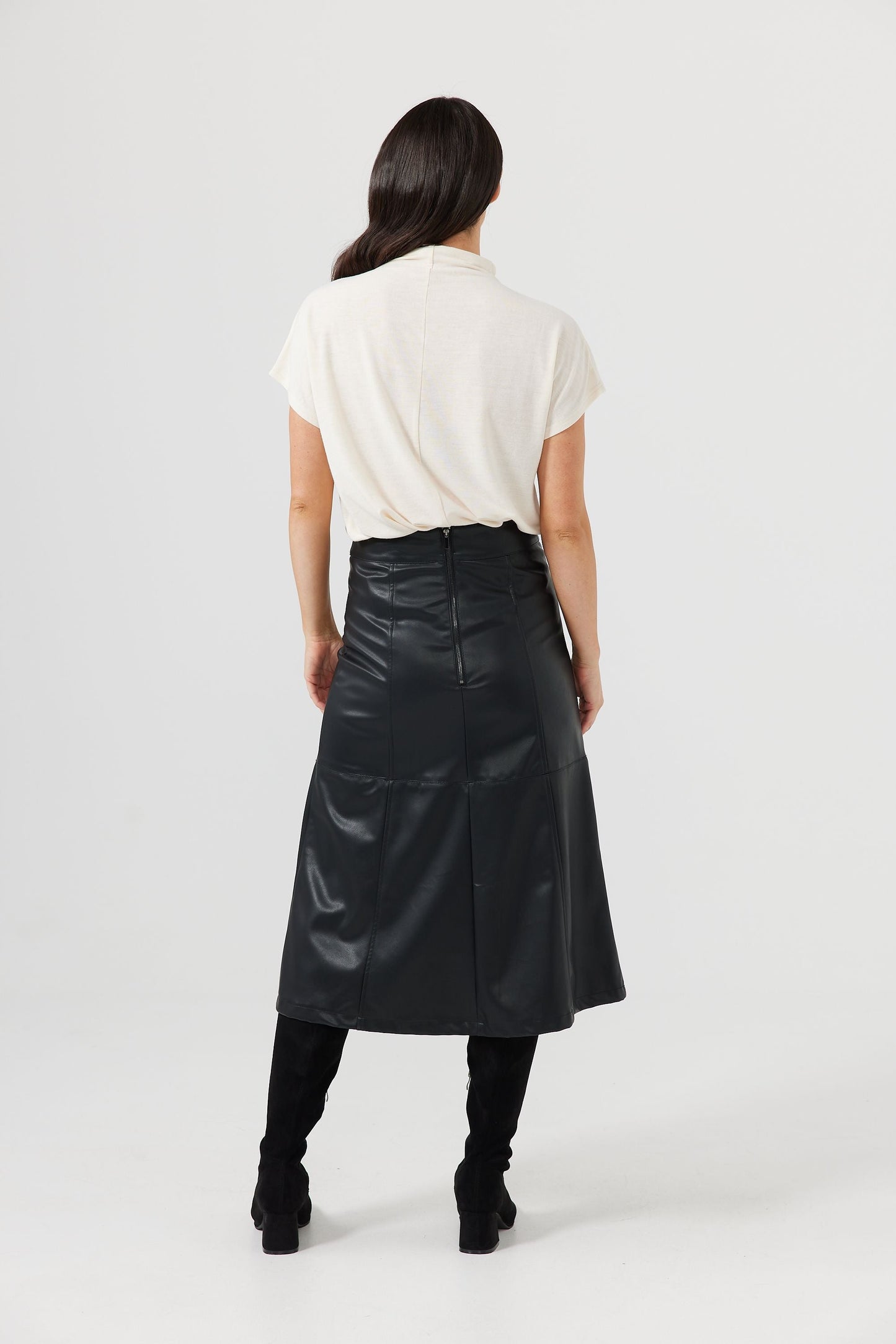 MATRIX MIDI SKIRT