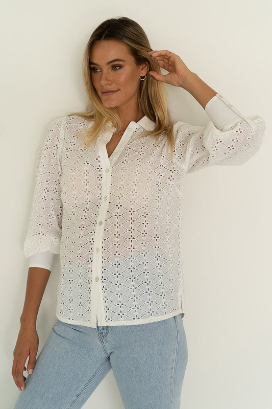 Pixie Broderie Shirt