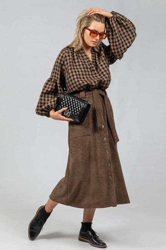 A-LINE SKIRT - BLACK ONLY