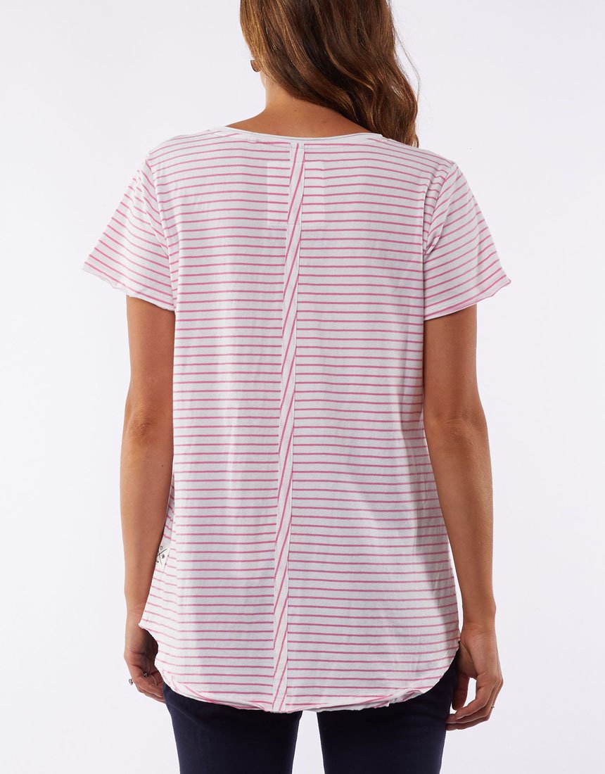 Remi Stripe V Tee